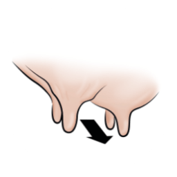 anwenderferne Zitzen zuerst